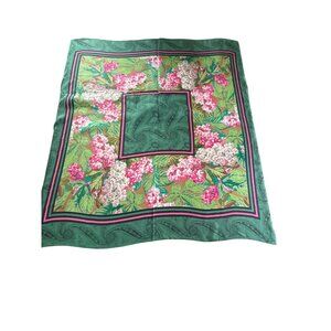 Oscar De La Renta 2003 Hand Rolled Silk "Look Good Feel Better" Ltd. Ed Scarf